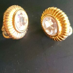 Vintage Crown Trifari Elegant Earrings